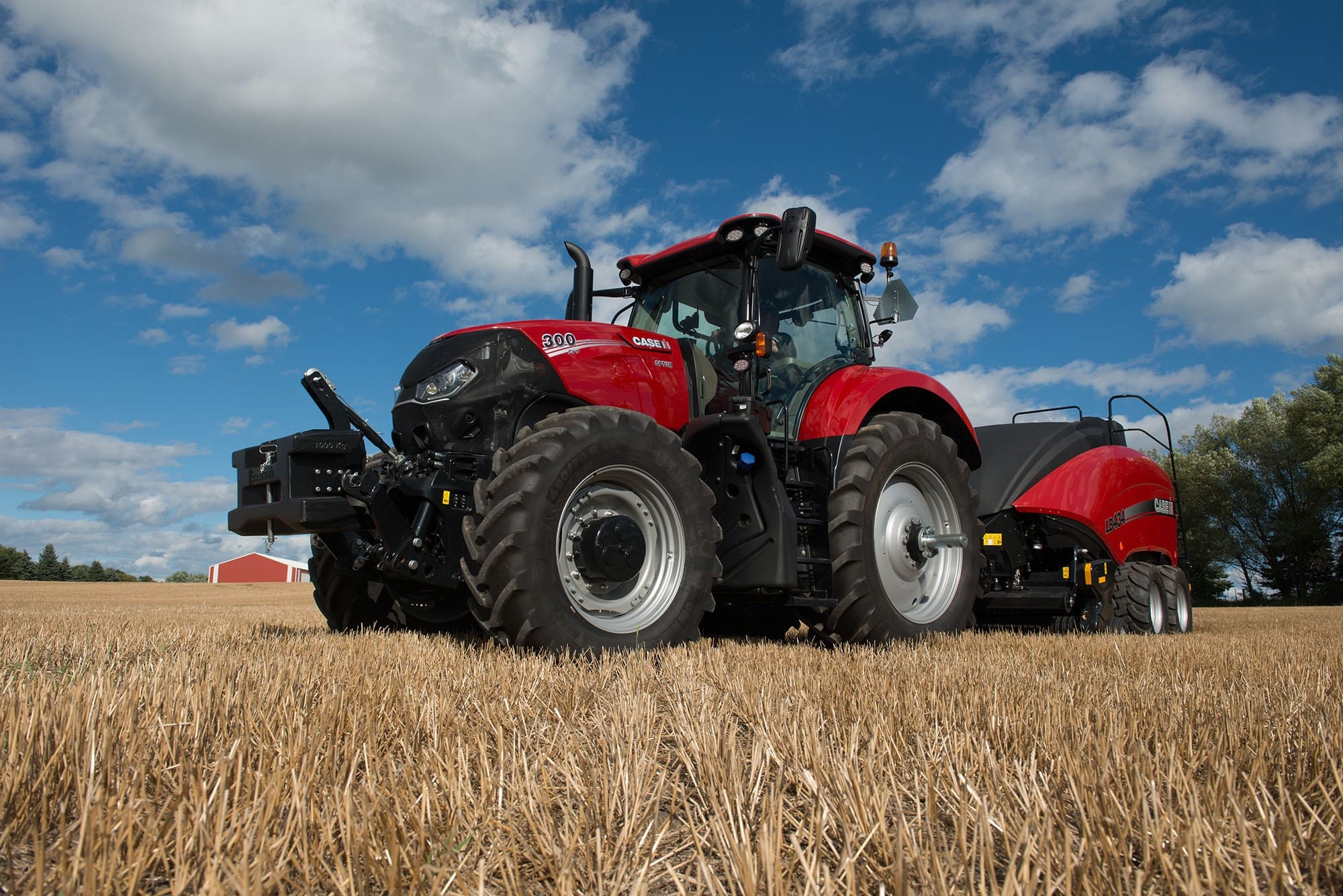 People Standing in Front of CASE IH Building